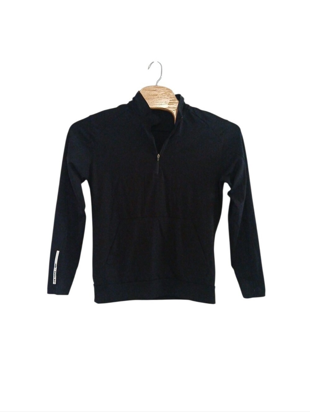 Alphalete Athletic Black Sculpt Performance Quarter Zip Jacket Womens